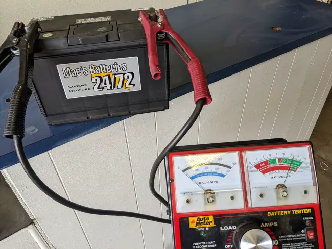 Battery testing service