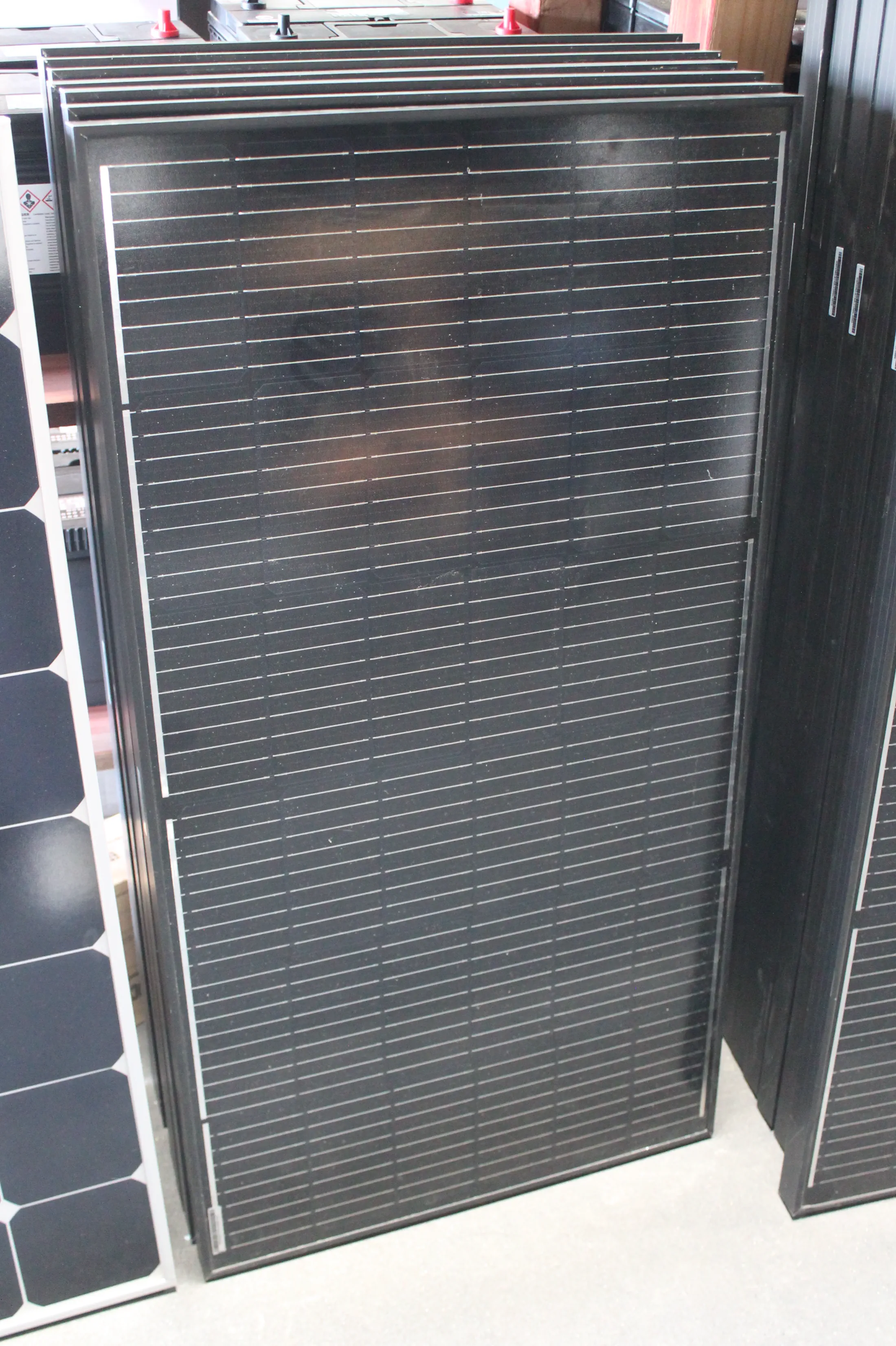 Grape Solar 100W solar panel front view