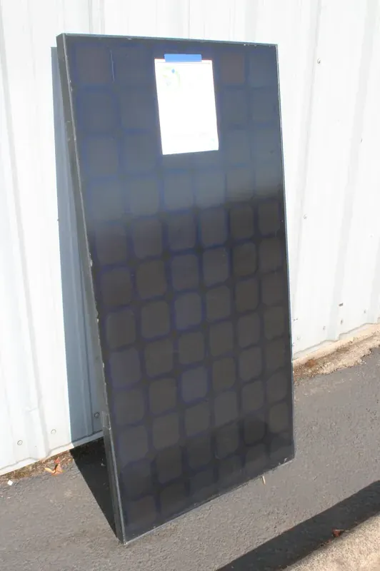 SunPower 210W solar panel front view