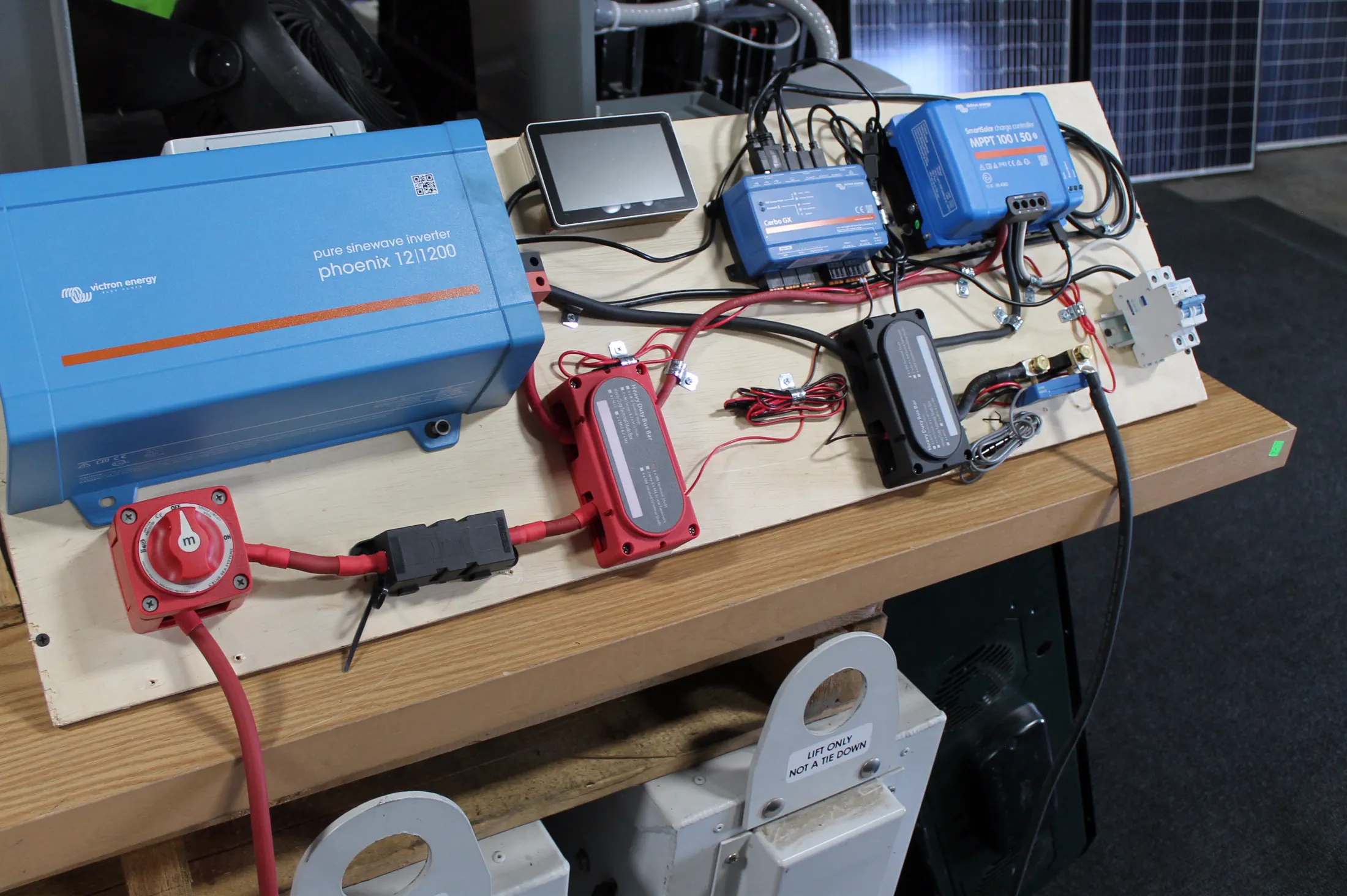 Solar system components setup